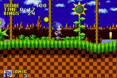 Sonic The Hedgehog Genesis screenshot 3 for GameBoy Advance